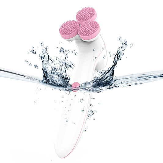 Electric Silicone Face Cleanser | 3D Smart Massage Vibration Beauty Tool
