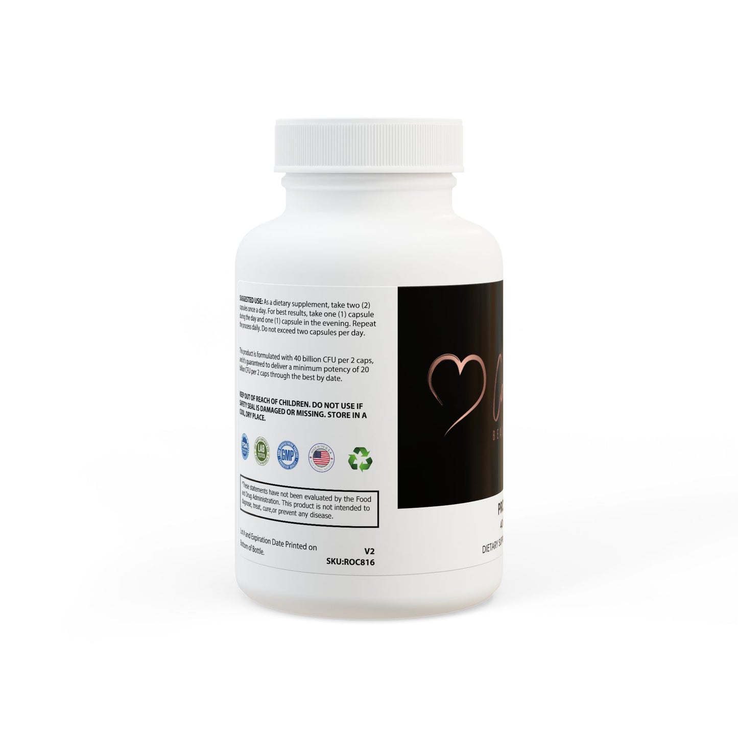 Cali Sue Probiotics Supplement (60 Capsules)