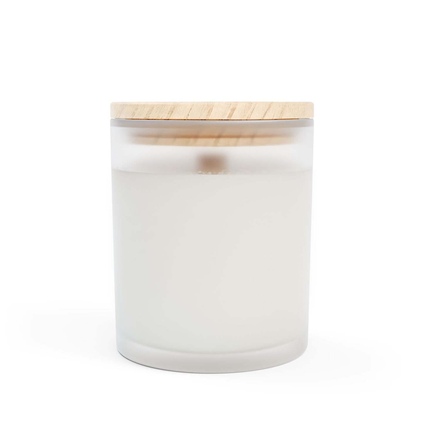 Cali Sue Wood Wick Frosted Glass Candle