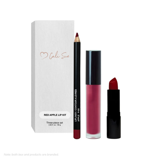 Cali Sue Lip Kit - Red Apple