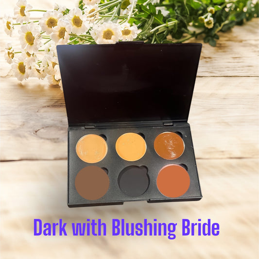 Cream Palette Dark with Blushing Bride