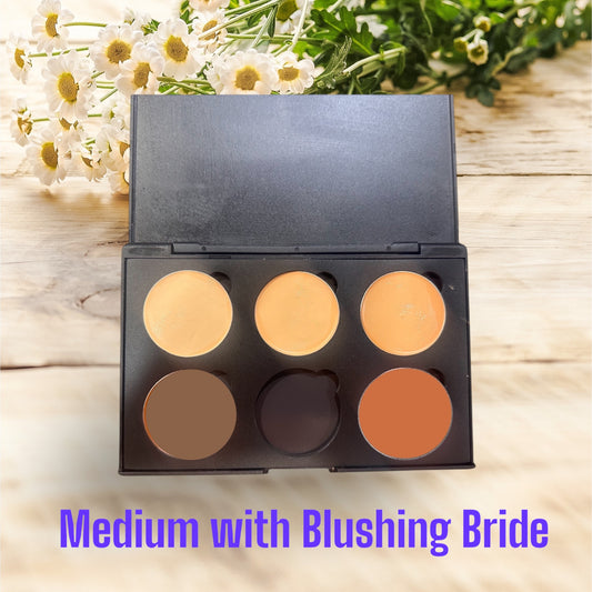Cream Palette Medium with Blushing Bride